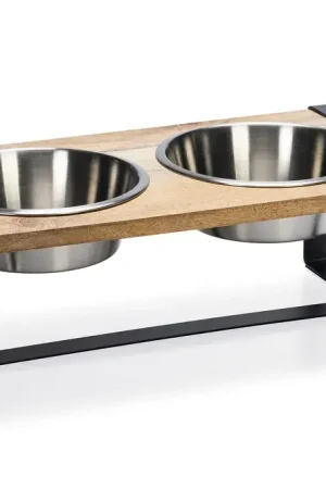 Betrouwbaar Designed By Lotte Hout Dinerset Hond Karinto 56x28x18 cm